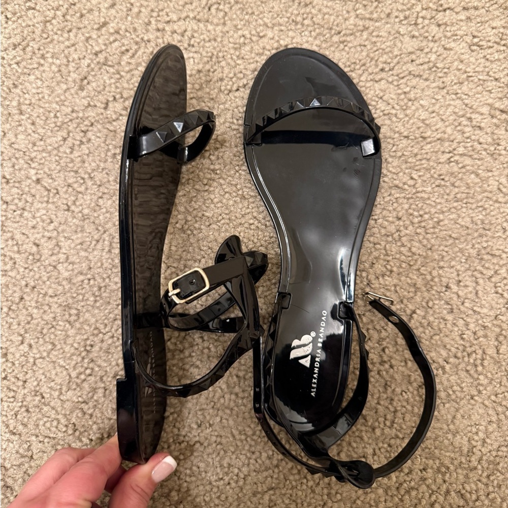New strappy sandals